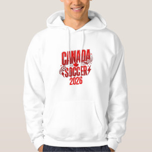 Sudadera Canada Soccer 2026 Fútbol Negrita Tipografía País 