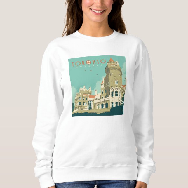 Sudadera Canada | Toronto, Casa Loma (Anverso)