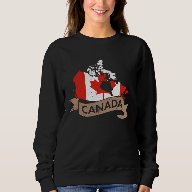 Sudadera Canada USA America Hockey Canadian Maple Leaf  4 (Anverso)