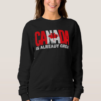 Sudadera Canadá Ya Es Genial Orgullo del Día de Canadá