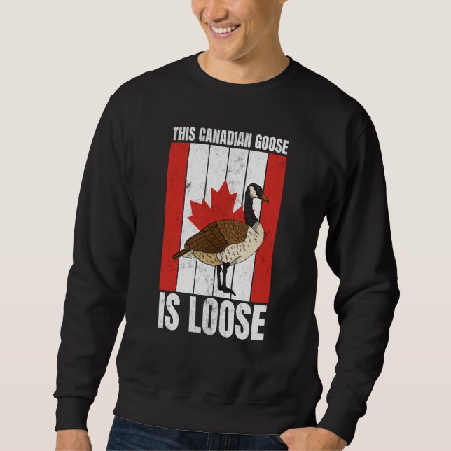 Sudadera Canadian This Canadian Goose Is Loose Canada (Anverso)