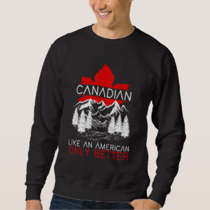 Sudadera Canadiense American Forest Maple Leaf Patriotic Ca