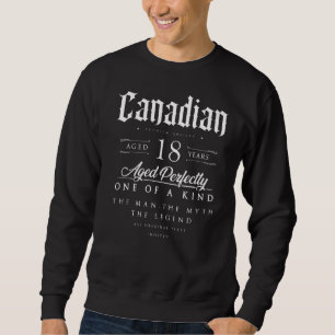 Sudadera Canadiense De 18 Años Nacida En C