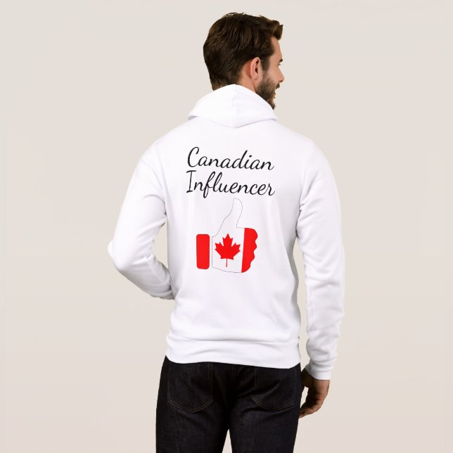 Sudadera Canadiense Influencer thumbs up Lighthouse route (Reverso completo)