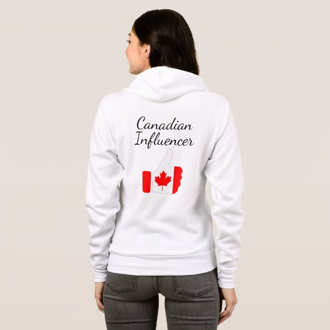 Sudadera Canadiense Influencer thumbs up Lighthouse route (Reverso completo)
