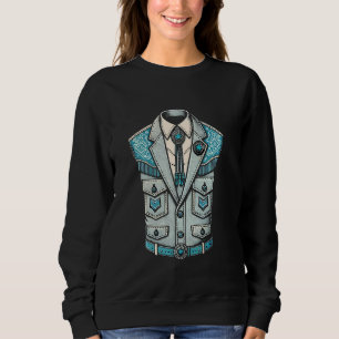 Sudadera Canadiense Tuxedo Denim Tuxedo Canada Maple Leaf D