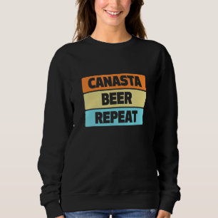 Sudadera Canasta Beer Repetir juego de cartas