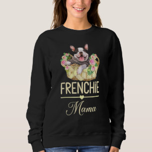 Sudadera Canasta floral Frenchie Mama Dog Mom Bulldog franc