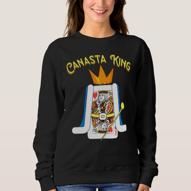 Sudadera Canasta King Guay Canasta Fan Casino Hombres Jugan (Anverso)