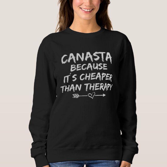 Sudadera Canasta saying outfit card game fans Canasta (Anverso)