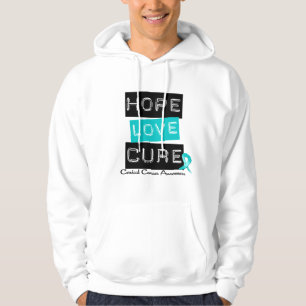 Sudadera Cáncer cervical esperanza cura de amor