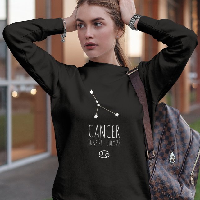 Sudadera Cáncer | Constelación zodiaca personalizada (Subido por el creador)