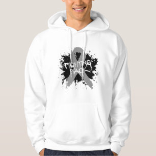 Sudadera Cáncer de cerebro - defendiéndose