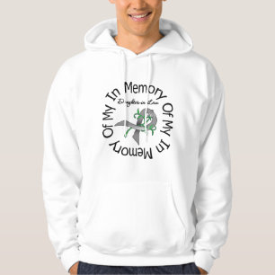 Sudadera Cáncer de cerebro en memoria de mi nuera