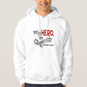 Sudadera Cáncer de cerebro MI HÉROE MI HIJO 42