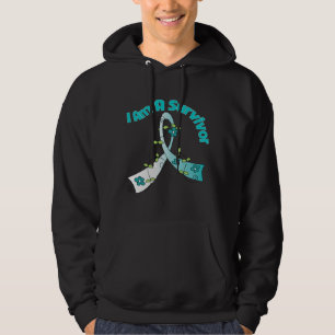 Sudadera Cáncer de cuello del útero soy un superviviente