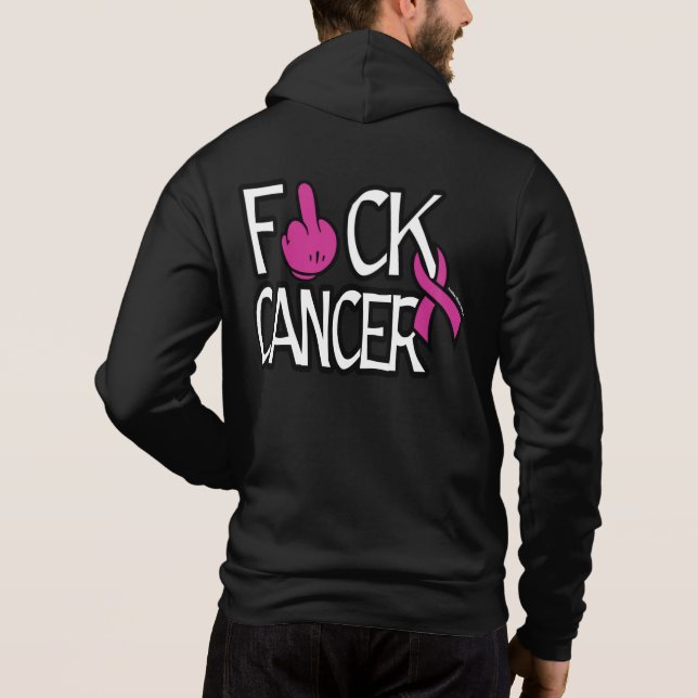 Sudadera CÁNCER DE F#CK... Cáncer de mama (Reverso)