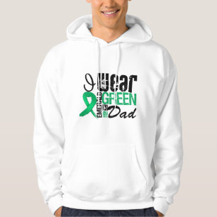 Sudadera Cáncer de hígado llevo el verde esmeralda para m