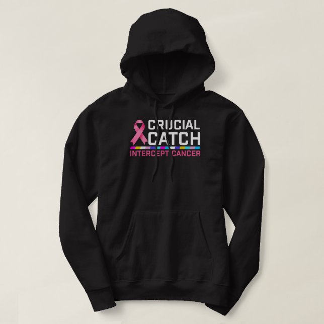 Sudadera Cáncer de interceptación de capturas cruciales (Diseño del anverso)