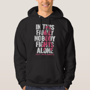 Sudadera Cáncer de Mama Apoyo al Cáncer de Mama Familiar Vi