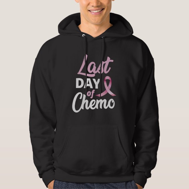 Sudadera Cáncer De Mama El Último Día De La Cinta Pink Chem (Anverso)