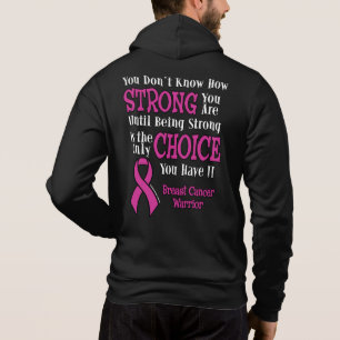 Sudadera Cáncer de Mama Fuerte/De Elección