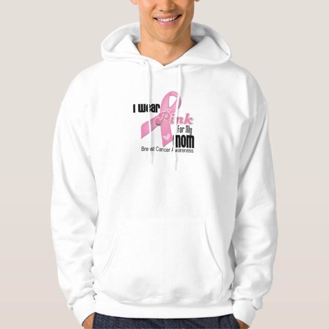 Sudadera Cáncer de Mama Lazo Rosa (Anverso)