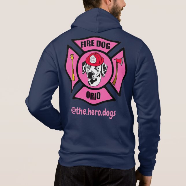 Sudadera Cáncer de mama Orio hacia arriba (Reverso)