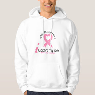 Sudadera Cáncer de pecho apoyo a mi esposa