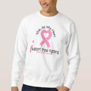 Sudadera Cáncer de pecho apoyo ésos que lucha