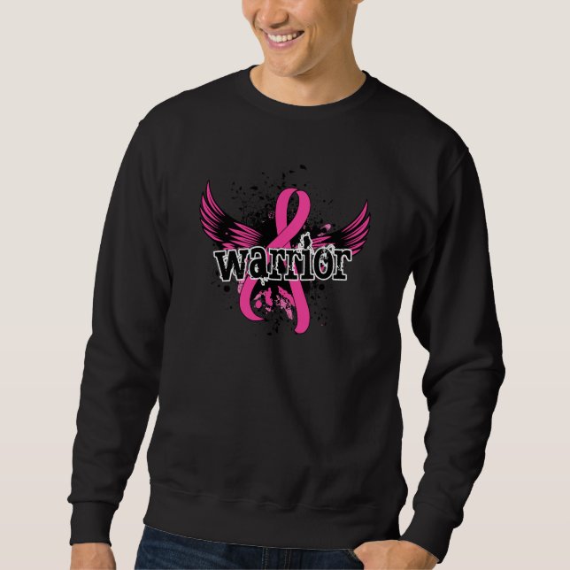 Sudadera Cáncer de pecho del guerrero 16 (Anverso)