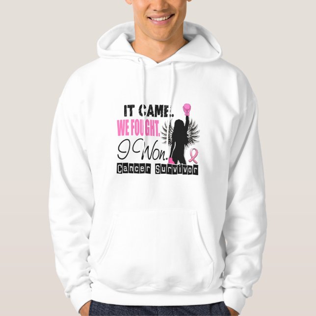 Sudadera Cáncer de pecho del superviviente 22 (Anverso)