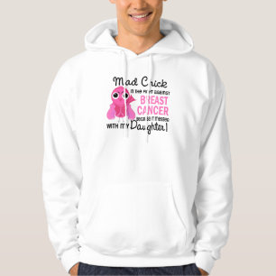 Sudadera Cáncer de pecho enojado de la hija del polluelo 2