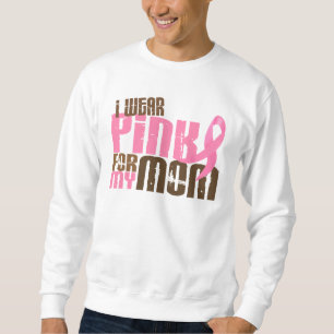 Sudadera Cáncer de pecho LLEVO el ROSA PARA MI MAMÁ 6,3