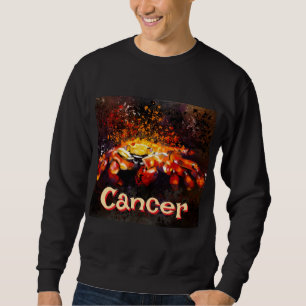 Sudadera Cáncer de playa costera cangrejo náutico personali