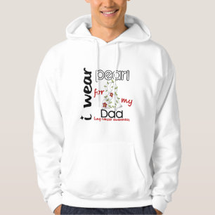 Sudadera Cáncer de pulmón LLEVO la PERLA PARA MI PAPÁ 43