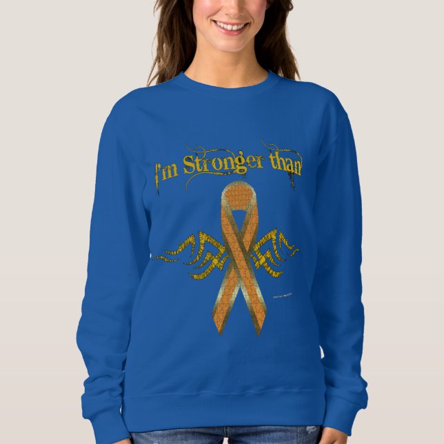 Sudadera Cáncer de riñón Damas Sweatshirt (Anverso)