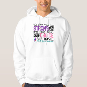 Sudadera Cáncer de tiroides cómo es fuerte somos