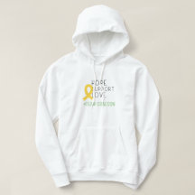 cáncer infantil. #teamName personalizado Pullover 