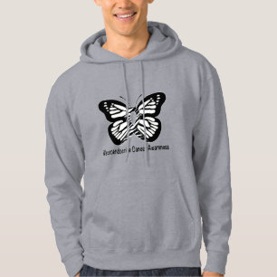 Sudadera Cáncer neuroendocrino Zebra Mariposa de Esperanza