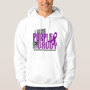 Sudadera Cáncer pancreático llevo la púrpura para mi pap