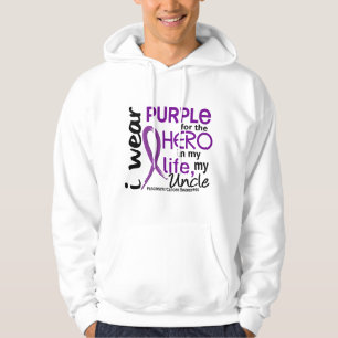 Sudadera Cáncer pancreático para mi héroe mi tío 2