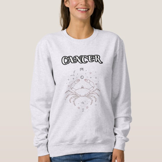 Sudadera cancer zodiac (Anverso)