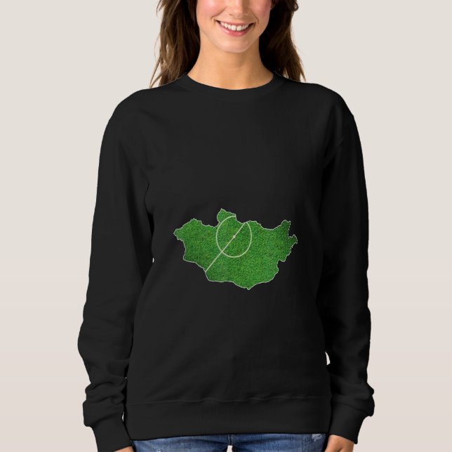 Sudadera Cancha de fútbol de Mongolia (Anverso)
