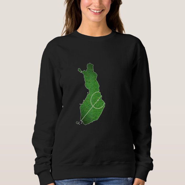 Sudadera Canchas de fútbol de Finlandia (Anverso)
