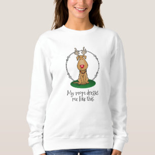 Sudadera Canción divertida de este perro de reno de nariz r