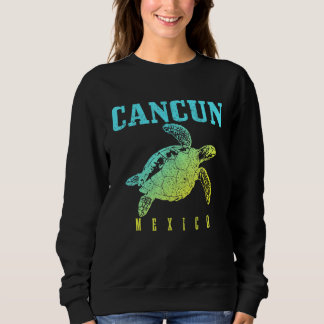 Sudadera Cancun Mexico Sea Turtle Beach Scuba Diving Diver 