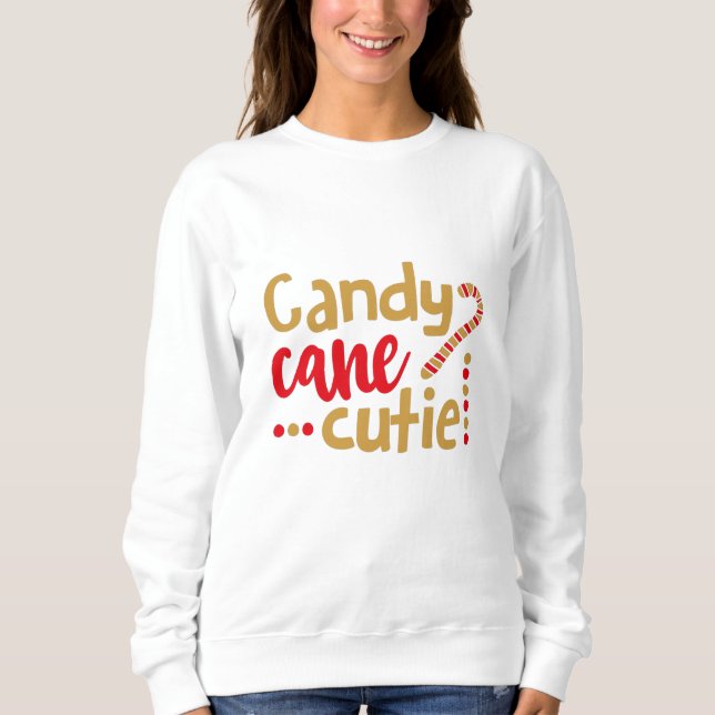 Sudadera Candy cane cutie (Anverso)