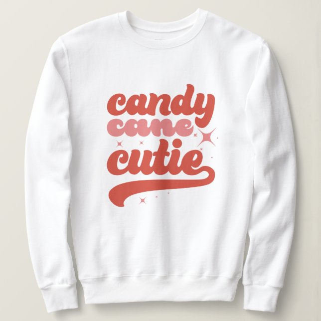 Sudadera Candy cane cutie navidades (Anverso del diseño)