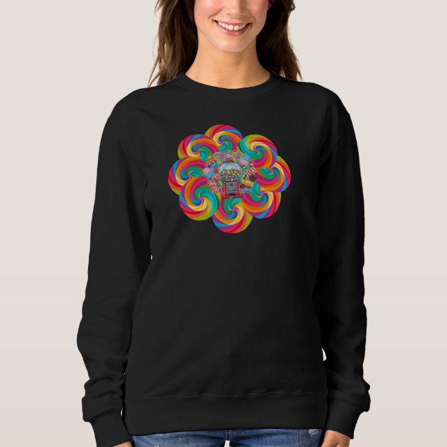 Sudadera Candy Hoodie Design for Women (Anverso)